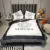 Versace Logo Brand Bedding Set Home Decor Bedroom Bedspread Luxury