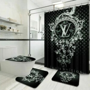 Louis Vuitton Lv Bathroom Set Luxury Fashion Brand Hypebeast Home Decor Bath Mat