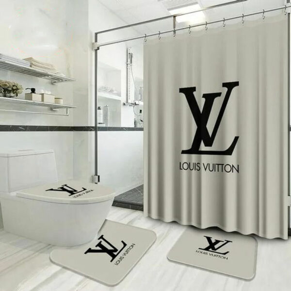 Louis Vuitton Lv Bathroom Set Home Decor Hypebeast Luxury Fashion Brand Bath Mat