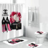 Chanel Bathroom Set Home Decor Bath Mat Hypebeast Luxury Fashion Brand