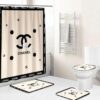 Chanel Beige Bathroom Set Luxury Fashion Brand Hypebeast Home Decor Bath Mat