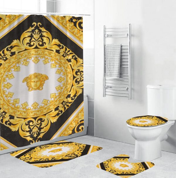 Gianni Versace Royal Bathroom Set Hypebeast Home Decor Luxury Fashion Brand Bath Mat