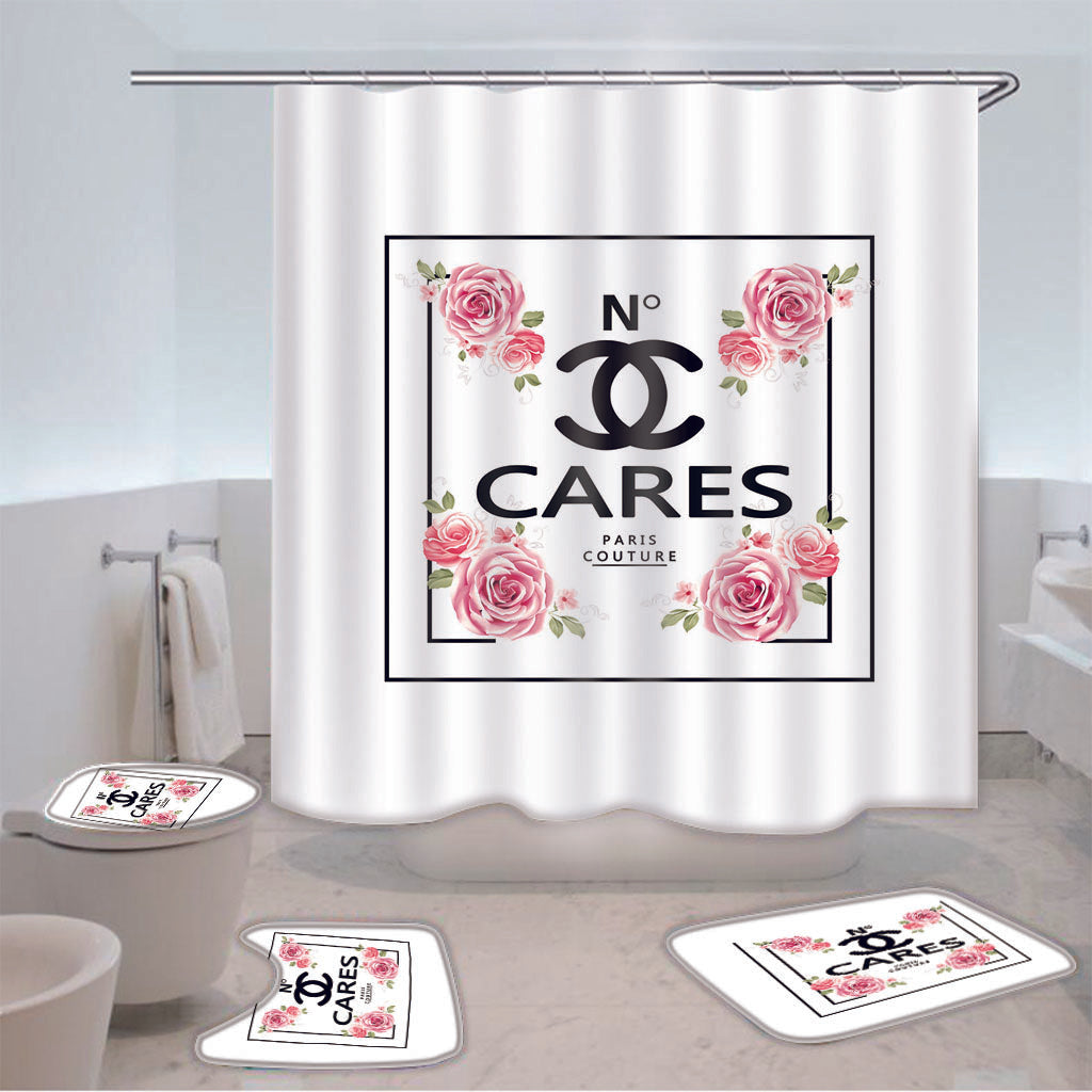 Chanel White Bathroom Set Bath Mat Hypebeast Home Decor Luxury Fashion Brand