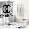 Chanel Cloudy Bathroom Set Bath Mat Hypebeast Luxury Fashion Brand Home Decor