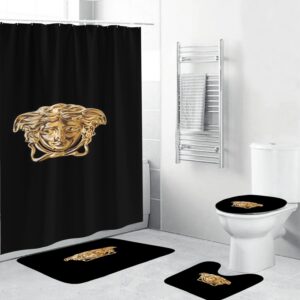 Gianni Versace Medusa Bathroom Set Home Decor Hypebeast Luxury Fashion Brand Bath Mat