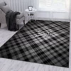 Burberry ft louis vuitton Rectangle Rug Luxury Door Mat Area Carpet Fashion Brand Home Decor