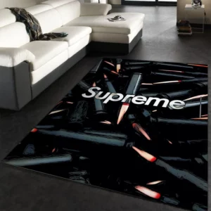 Supreme Rectangle Rug Door Mat Area Carpet Home Decor Fashion Brand Luxury