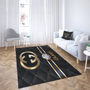 Gucci diamond Rectangle Rug Fashion Brand Luxury Door Mat Area Carpet Home Decor