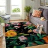 Gucci flower Rectangle Rug Luxury Fashion Brand Door Mat Area Carpet Home Decor