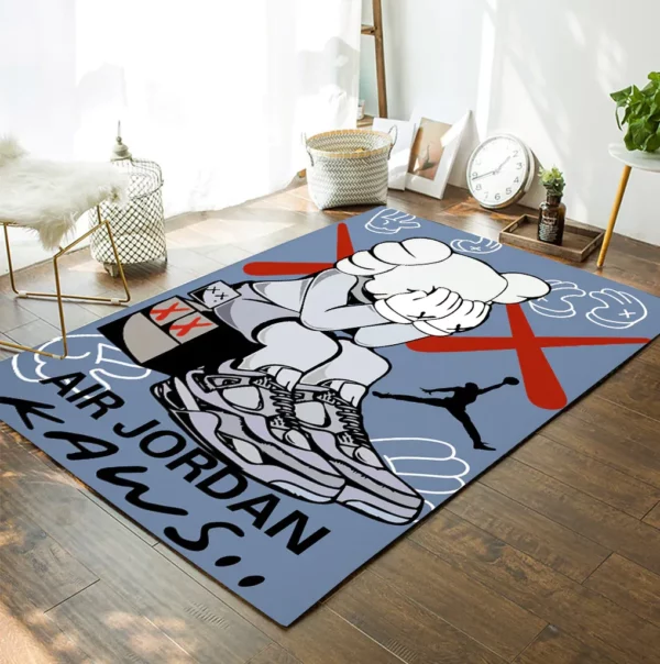 Supreme kaws Rectangle Rug Home Decor Area Carpet Door Mat Fashion Brand Luxury