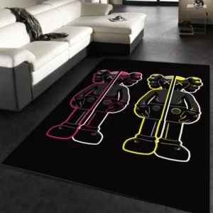 Kaws Rectangle Rug Door Mat Home Decor Luxury Area Carpet Fashion Brand