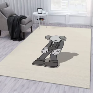 Kaws small lie figure Rectangle Rug Home Decor Luxury Fashion Brand Door Mat Area Carpet