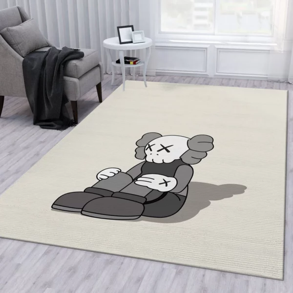 Kaws illustration Rectangle Rug Area Carpet Home Decor Door Mat Luxury Fashion Brand