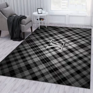 Burberry ft louis vuitton Rectangle Rug Home Decor Luxury Area Carpet Fashion Brand Door Mat