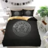 Versace Logo Brand Bedding Set Home Decor Bedroom Bedspread Luxury