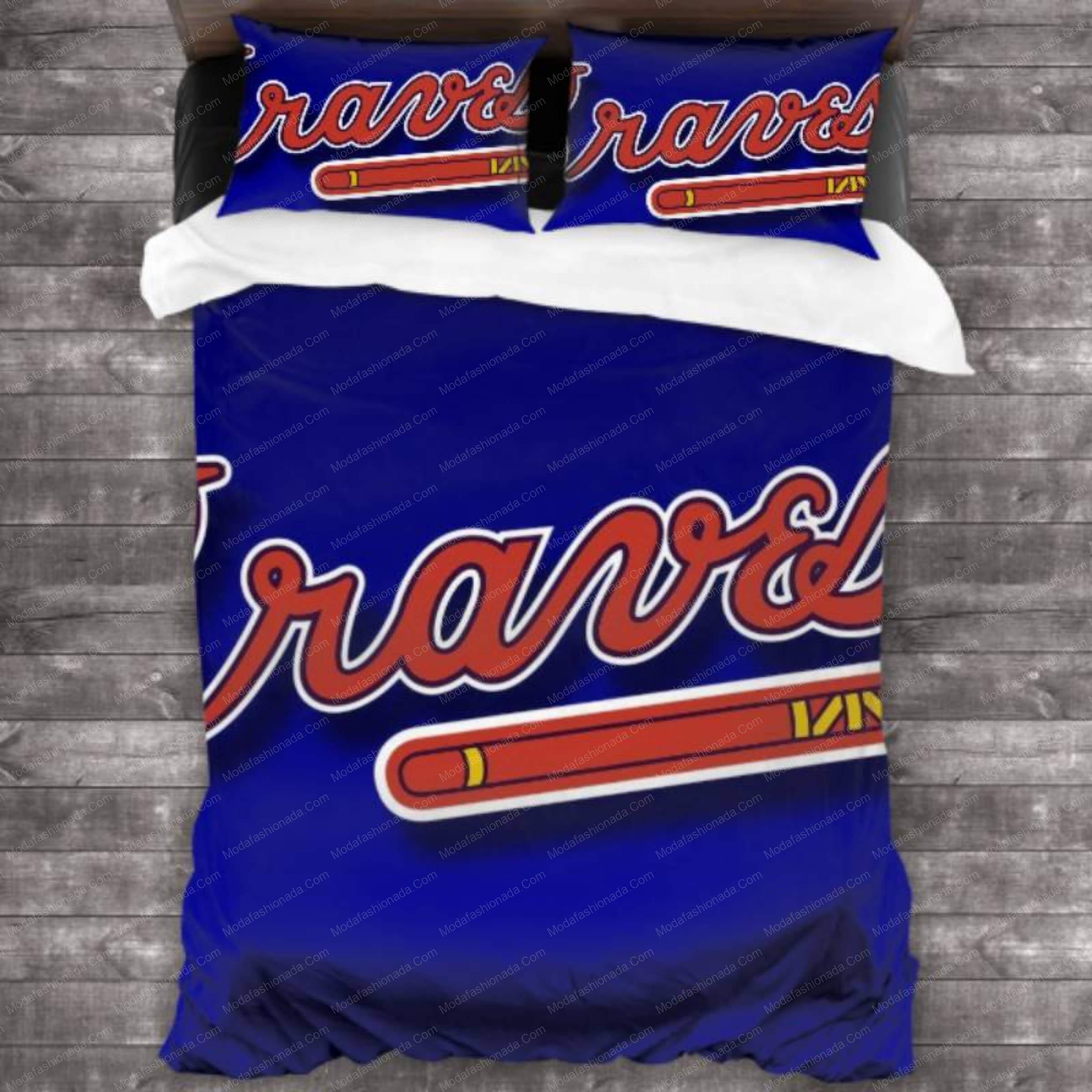 Atlanta Braves Baseball Sport 22 Logo Type 1482 Bedding Sets Sporty Bedroom Home Decor