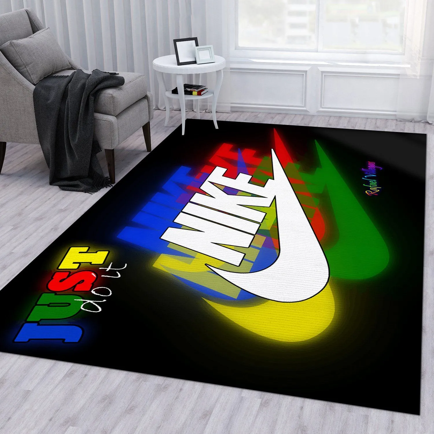 Nike Luxury Fashion Brand Rug Area Carpet Door Mat Home Decor