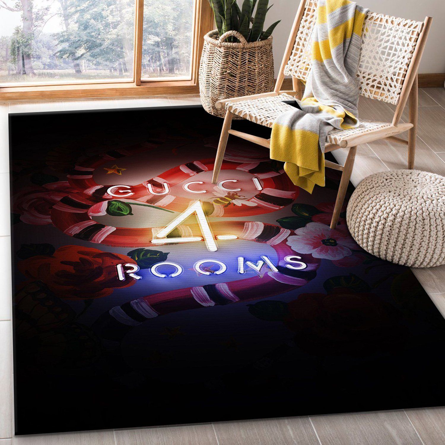 Gucci Area For Christmas Bed Luxury Fashion Brand Rug Home Decor Door Mat Area Carpet