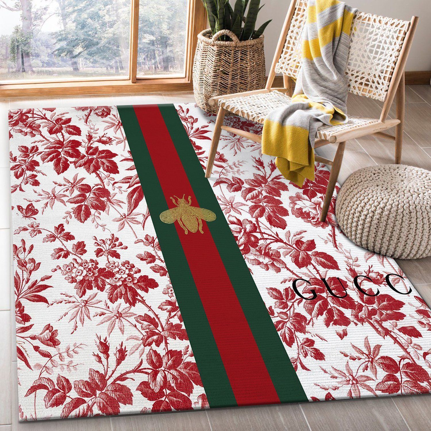 Gucci Area Fn Local The Luxury Fashion Brand Rug Area Carpet Door Mat Home Decor