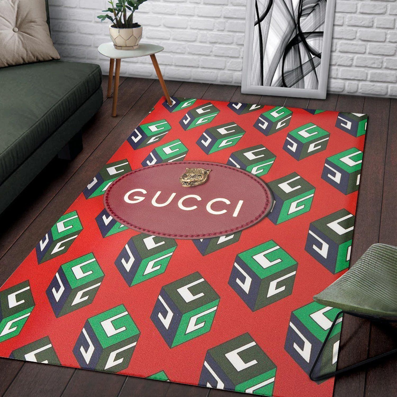 Gucci Area Luxury Fashion Brand Rug Home Decor Area Carpet Door Mat
