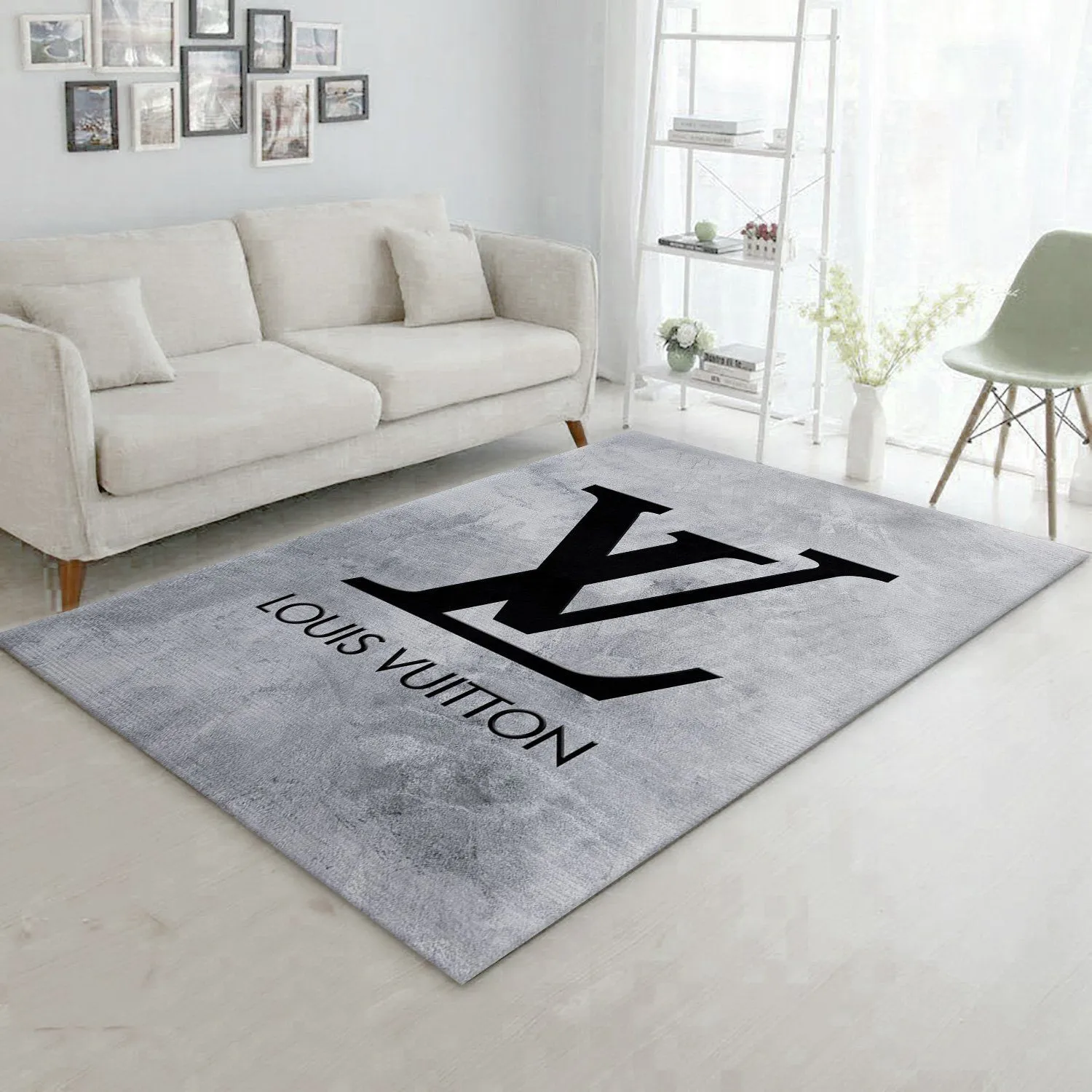 Louis Vuitton Luxury Fashion Brand Rug Door Mat Area Carpet Home Decor