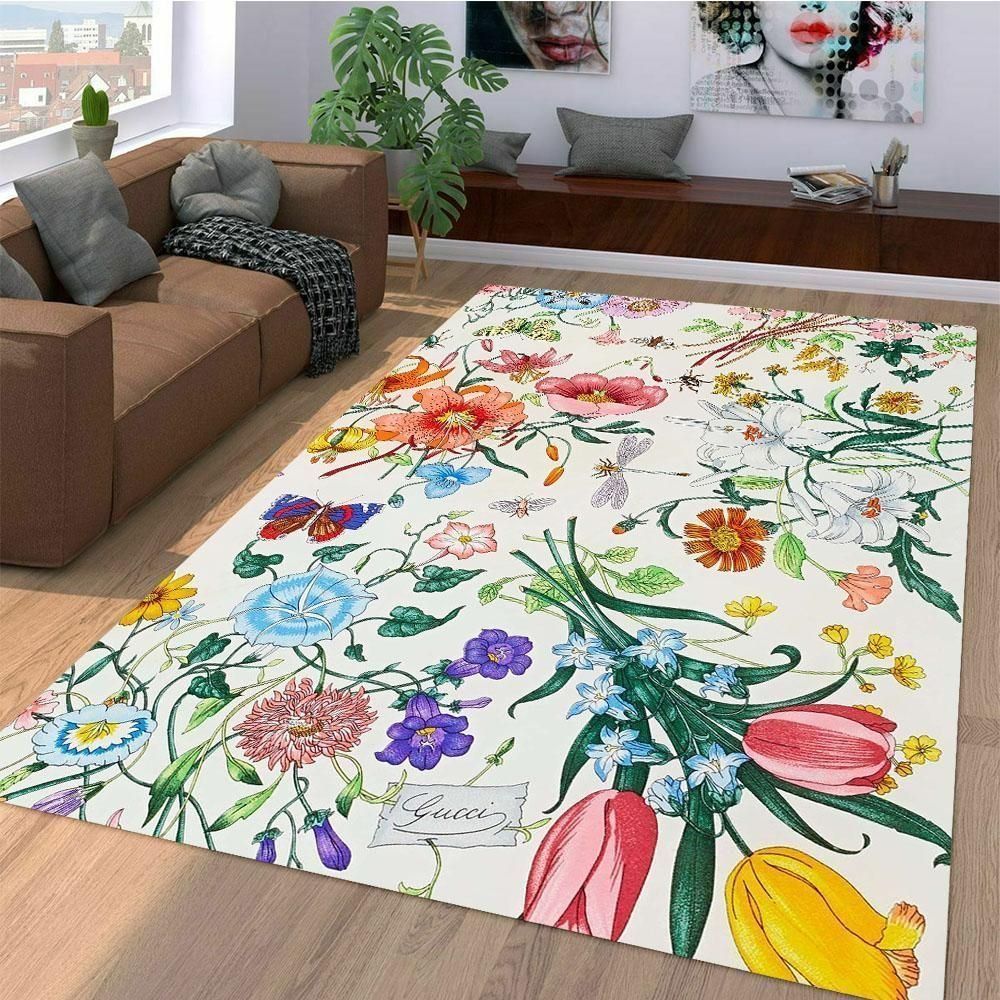 Gucci Area Luxury Fashion Brand Rug Door Mat Home Decor Area Carpet