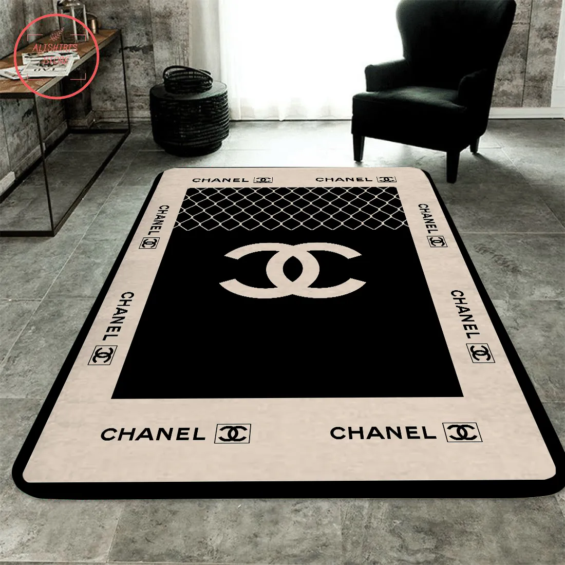 Chanel Luxury Fashion Brand Rug Home Decor Door Mat Area Carpet