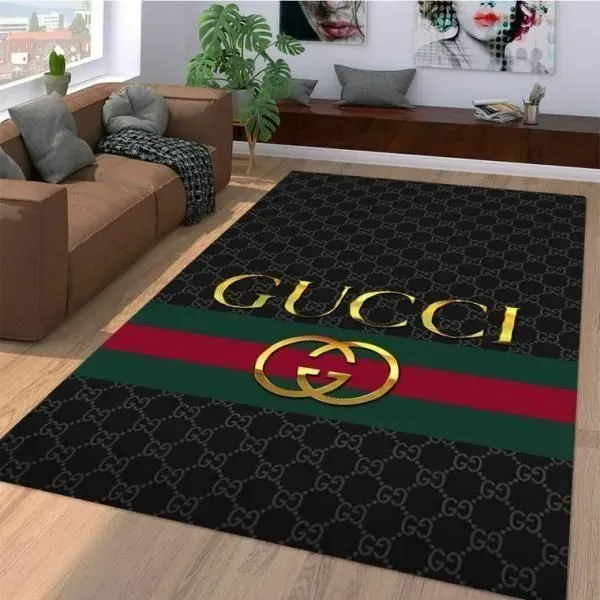 Gucci Edition Luxury Fashion Brand Rug Area Carpet Door Mat Home Decor