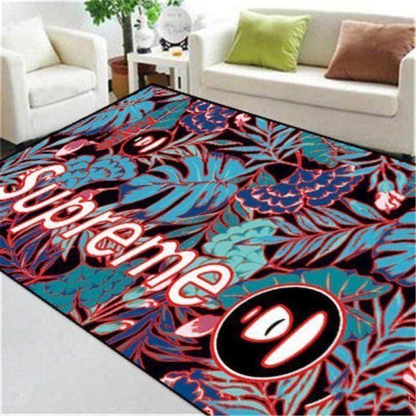 Supreme Leaf Motifs Area Christmas The Luxury Fashion Brand Rug Door Mat Home Decor Area Carpet
