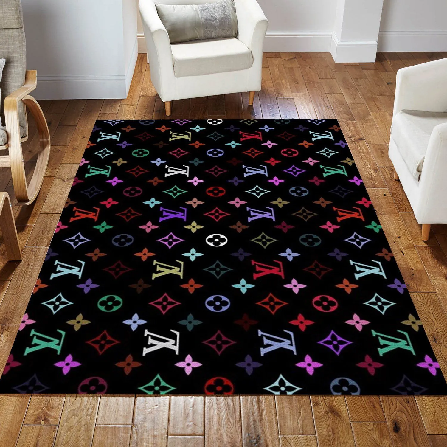 Louis Vuitton Luxury Fashion Brand Rug Area Carpet Door Mat Home Decor