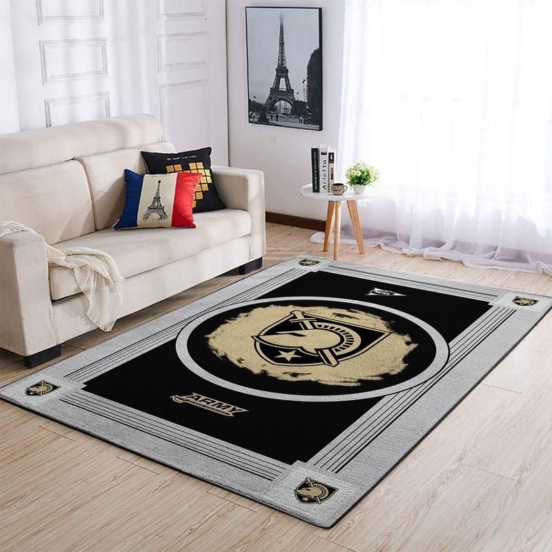 Army Black Knightss Ncaa Football Basketball Team Logo Type 8103 Rug Area Carpet Living Room Home Decor
