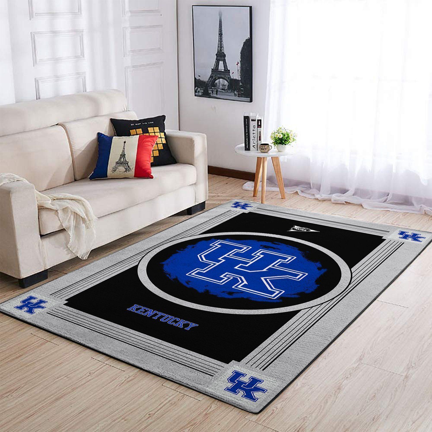 Kentucky Wildcats Ncaas Team Logo Type 8113 Rug Living Room Area Carpet Home Decor