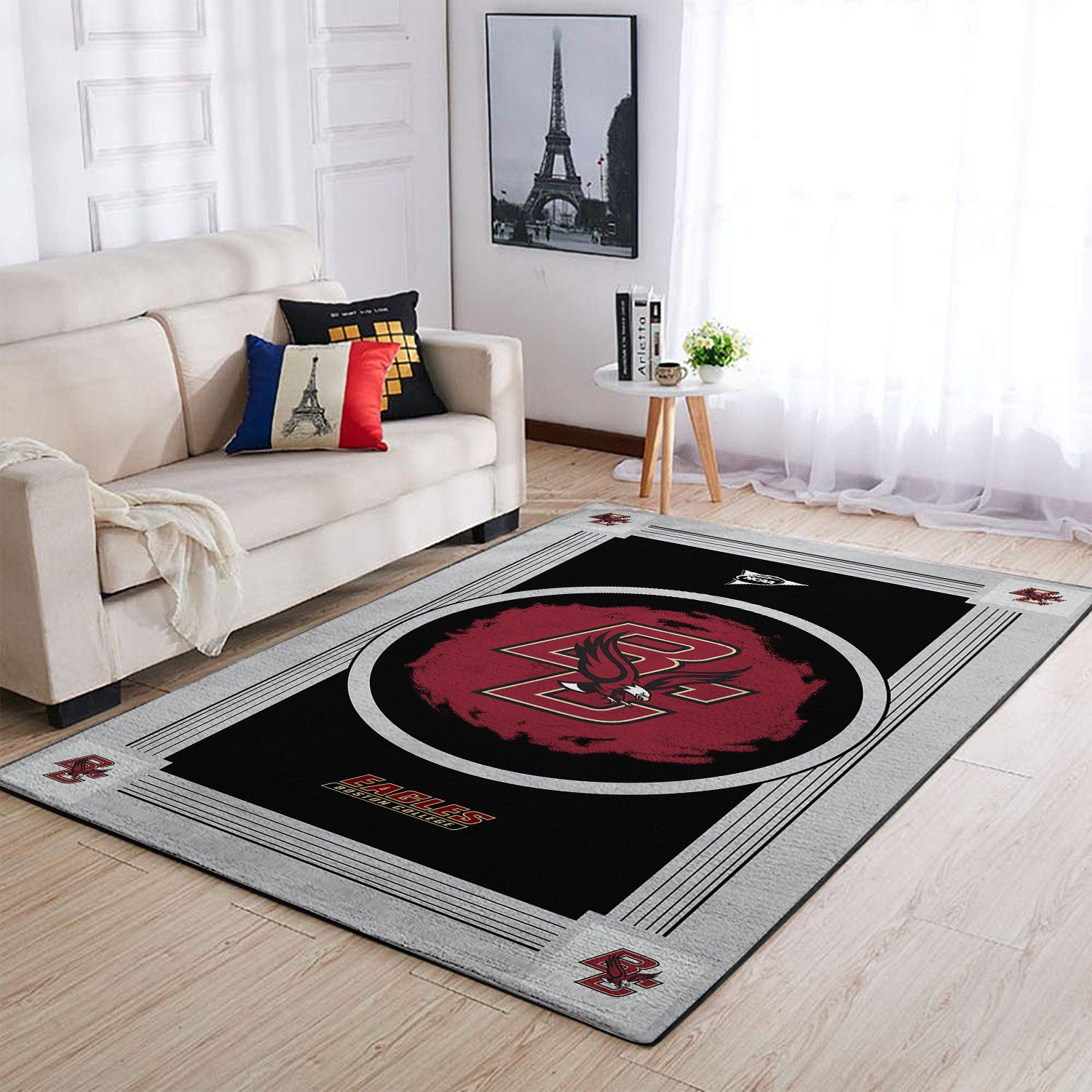 Boston College Eagles Ncaa Team Logo Nice Type 8143 Rug Living Room Home Decor Area Carpet