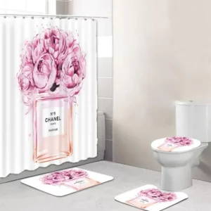 Chanel Bathroom Set Bath Mat Luxury Fashion Brand Home Decor Hypebeast