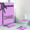 Chanel Bathroom Set Luxury Fashion Brand Home Decor Bath Mat Hypebeast