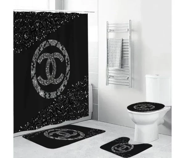 Chanel Bathroom Set Bath Mat Home Decor Luxury Fashion Brand Hypebeast