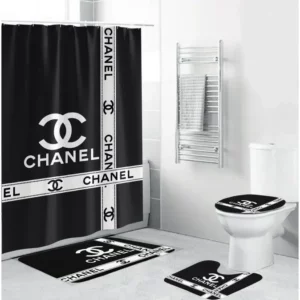 Chanel Bathroom Set Home Decor Bath Mat Luxury Fashion Brand Hypebeast