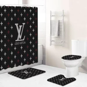 Louis Vuitton Bathroom Set Home Decor Luxury Fashion Brand Hypebeast Bath Mat