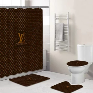 Louis Vuitton Bathroom Set Home Decor Hypebeast Bath Mat Luxury Fashion Brand