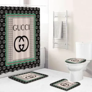 Gucci Bathroom Set Luxury Fashion Brand Home Decor Bath Mat Hypebeast