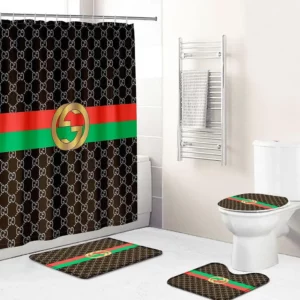 Gucci Bathroom Set Luxury Fashion Brand Bath Mat Home Decor Hypebeast