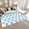 Louis Vuitton Rectangle Rug Area Carpet Home Decor Door Mat Fashion Brand Luxury