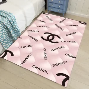 Chanel Rectangle Rug Area Carpet Door Mat Luxury Fashion Brand Home Decor