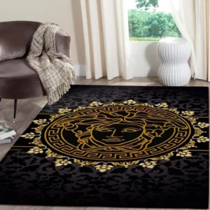 Versace Rectangle Rug Home Decor Area Carpet Luxury Fashion Brand Door Mat