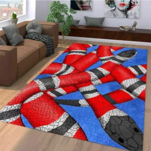 Gucci Snake Rectangle Rug Luxury Home Decor Door Mat Area Carpet Fashion Brand