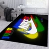 Nike Rectangle Rug Home Decor Area Carpet Fashion Brand Luxury Door Mat