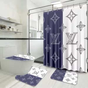 Louis Vuitton Bathroom Set Bath Mat Home Decor Luxury Fashion Brand Hypebeast