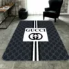 Gucci Rectangle Rug Luxury Home Decor Area Carpet Fashion Brand Door Mat