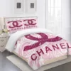 Chanel Pinky Logo Brand Bedding Set Luxury Home Decor Bedroom Bedspread