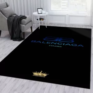 Balenciaga Paris Rectangle Rug Home Decor Fashion Brand Area Carpet Luxury Door Mat